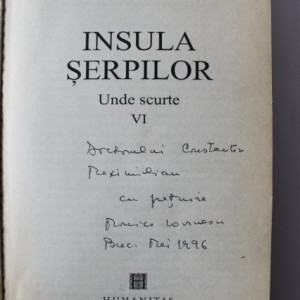 Monica Lovinescu - Unde scurte (editie completa, 6 volume (din care 3 cu autograf) Unde scurte, Seismograme, Posteritatea contemporana, Est-estice, Pragul, Insula serpilor)