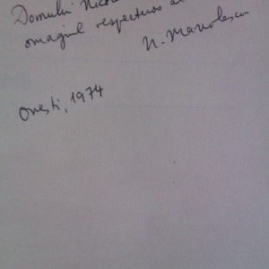 Nicolae Manolescu - Teme (cu autograf)