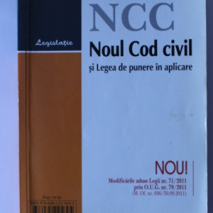 Noul Cod civil si Legea de punere in aplicare