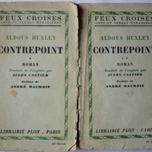 Aldous Huxley - Contrepoint (2 vol., editie interbelica)