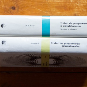 D. E. Knuth - Tratat de programare a calculatoarelor (Sortare si cautare. Algoritmi fundamentali) (2 vol., editie hardcover)