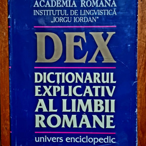 DEX. Dictionarul explicativ al limbii romane (editie hardcover)