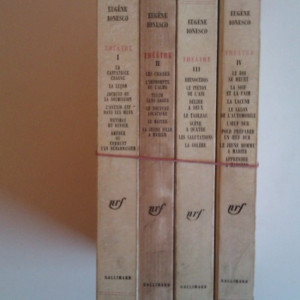 Eugene Ionesco - Theatre I-IV (4 vol., editie in limba franceza)