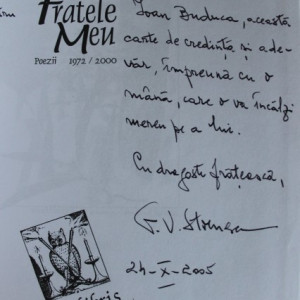 George Virgil Stoenescu - Fratele meu (cu autograf)
