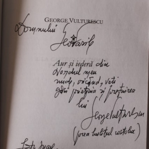 George Vulturescu - Aur si iedera (cu autograf)