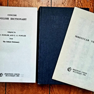 H. W. Fowler, F. G. Fowler (coord.) - Concise English Dictionary (A-M, N-Z) (2 vol., editie hardcover)