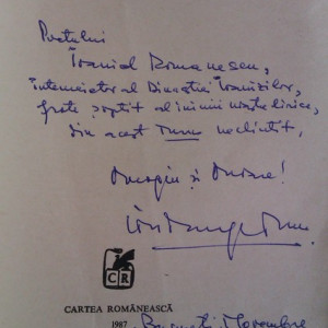 Ion Murgeanu - Turnul Onoarei (cu autograf)