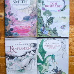 J.R.R. Tolkien - The Tolkien Treasury: Roverandom, Farmer Giles of Ham, The Adventures of Tom Bombadil, Smith of Wootton Major (4 vol. in caseta speciala, editii hardcover, in limba engleza)