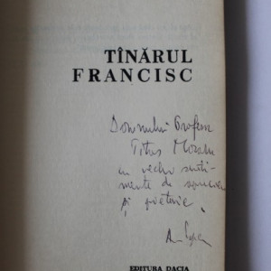 Adrian Popescu - Tanarul Francisc (cu autograf)