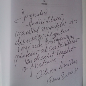 Alexa Visarion - De la Ziditorul la Zidirea (cu autograf)