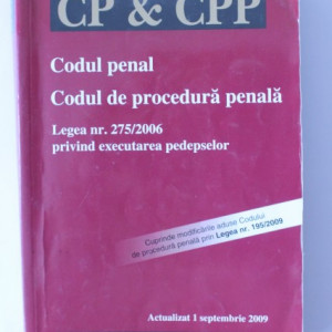 Codul penal si Codul de procedura penala