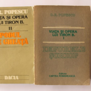D. R. Popescu - Viata si opera lui Tiron B. Iepurele schiop. Podul de gheata (2 vol.)