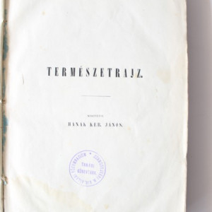Hanak Ker. Janos - Termeszetrajz vagyis (editie hardcover, 1846)