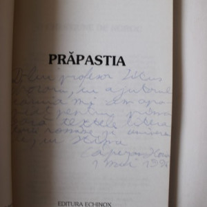 Horia Capusan - Prapastia (debut, cu autograf)