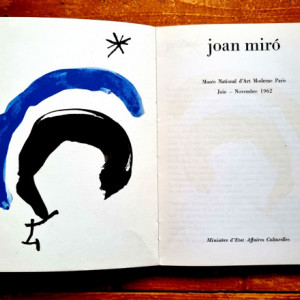Jean Cassou, pref. - Joan Miro (catalogue d`exposition, Musee National d`Art Moderne Paris, Juin - Novembre 1962)