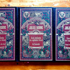 Jules Verne - Les Enfants du capitaine Grant (3 vol., editie hardcover)