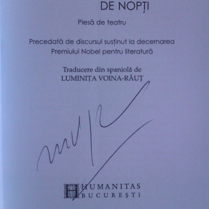 Mario Vargas Llosa - O mie si una de nopti (cu autograf)