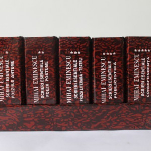 Mihai Eminescu - Scrieri esentiale (5 vol. in caseta speciala, format liliput, hardcover)