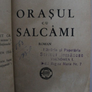 Mihail Sebastian - Orasul cu salcami (editie princeps, interbelica, hardcover, frumos relegata)
