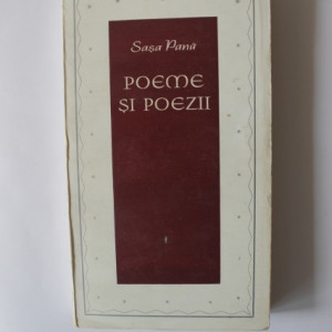 Sasa Pana - Poeme si poezii