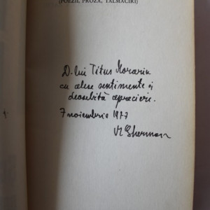 Scoala ardeleana - poezii, proza, talmaciri (cu autograful lui Mihai Gherman)