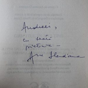 Ana Blandiana - Ghicitul in multimi (cu autograf)