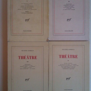 Eugene Ionesco - Theatre I-IV (4 vol., editie in limba franceza)