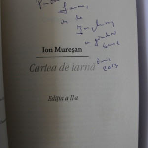 Ion Muresan - Cartea de iarna (cu autograf)