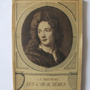 Jean de La Bruyere - Les caracteres (editie interbelica)