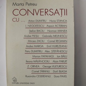 Marta Petreu - Coversatii cu... (cu autograf)