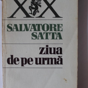 Salvatore Satta - Ziua de pe urma