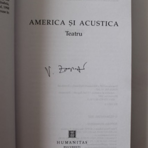 Vlad Zografi - America si acustica (cu autograf)