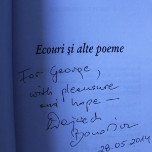 Wojciech Bonowicz - Ecouri si alte poeme (cu autograf)