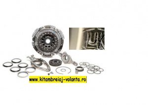 KIT AMBREIAJ DUBLU USCAT LUK cutie DSG 7+1 SEAT LEON 1.6 TDI 105CP dupa 06.2011