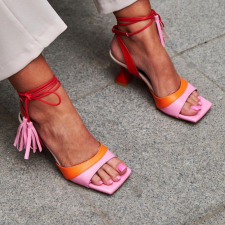 Sandale Colorfull Pink