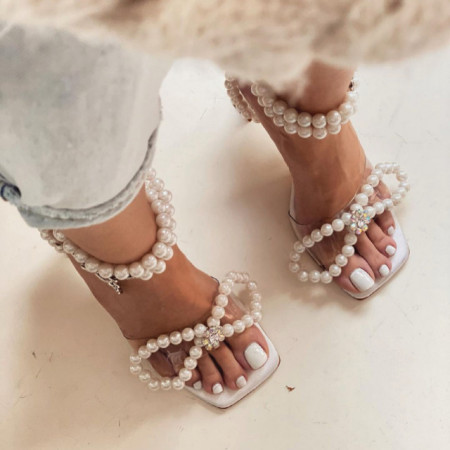 Sandale premium Shine Pearl
