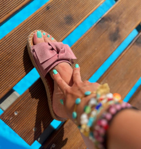Sandale Premium Piele Bow