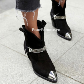 Botine Piele Naturala Premium Kara ( 3 culori )