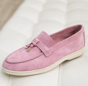Mocasini Premium Piele Naturala Rosa (+culori)