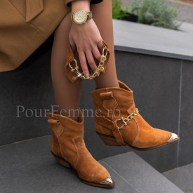 Botine Piele Naturala Premium Kara ( 3 culori )