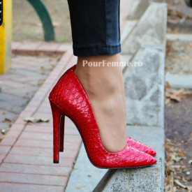 Pantofi Stiletto Premium Snaky (3 culori)