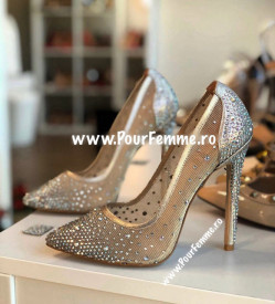 Pantofi Stiletto Premium Swarowsky