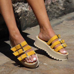 Sandale cu platforma Natasha ( + culori )