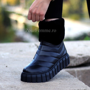 Ghete Premium Piele Naturala Rio