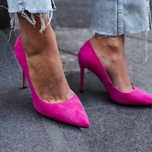 Pantofi Premium Stiletto Fuchsia 10 cm