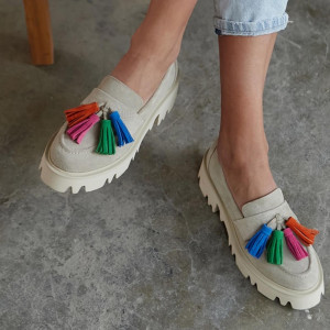 Loafers Premium Tassels Piele naturala(+culori)