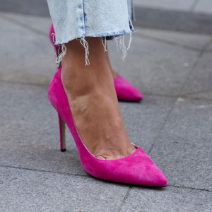 Pantofi Premium Stiletto Fuchsia 10 cm