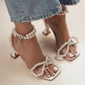 Sandale premium Shine Pearl