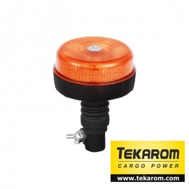 Girofar auto cu efect stroboscopic 12V/24V orange cu 12 LED-uri de 3W