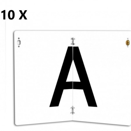 Pachet 10 placute litera ,, A " - PLIABILE